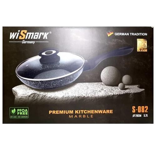 cumpără Tigaie wiSmark S-082 28cm cu capac în Chișinău 