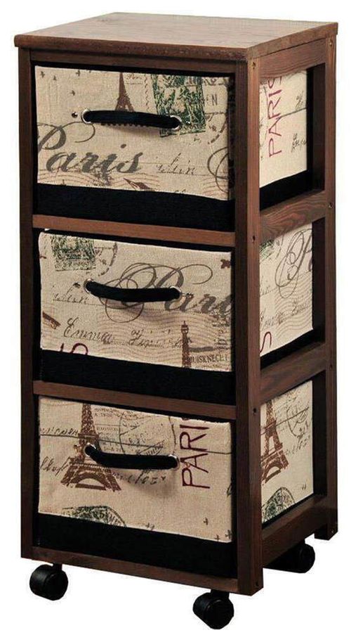 cumpără Comodă Kesper 14200 din lemn cu 3 sertare 34х84х33 în Chișinău 