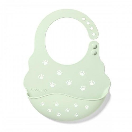 Силиконовый нагрудник регулируемый Babyono Green 