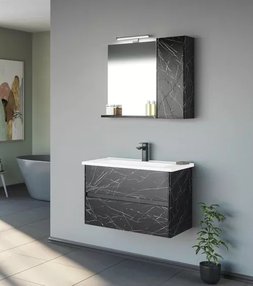 купить Шкаф под умывальник Orka Duden Stone 100 Venato (310200200393) в Кишинёве 