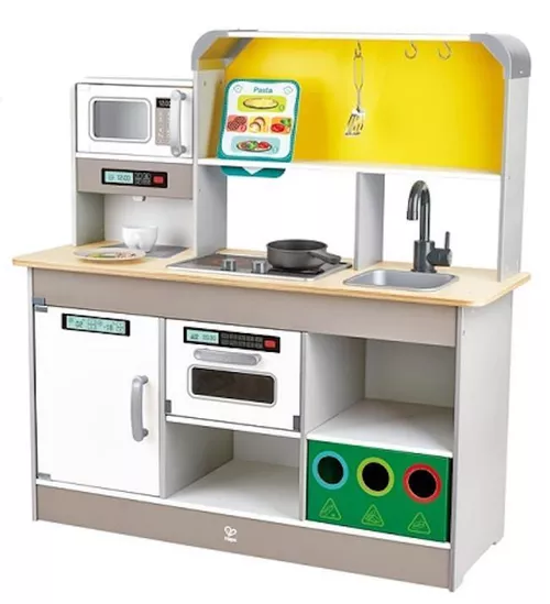 cumpără Complex de joacă pentru copii Hape E3177 Bucătărie din lemn cu friteuză Deluxe în Chișinău 