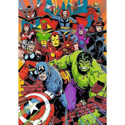 купить Пазл Trefl 10881 Puzzle 1000 Premium Plus. Marvel Heroes в Кишинёве 