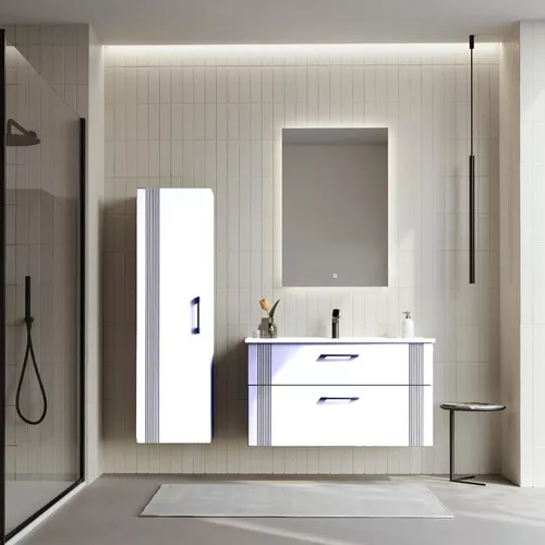 купить Шкаф-пенал Orka Bari 40 White в Кишинёве 