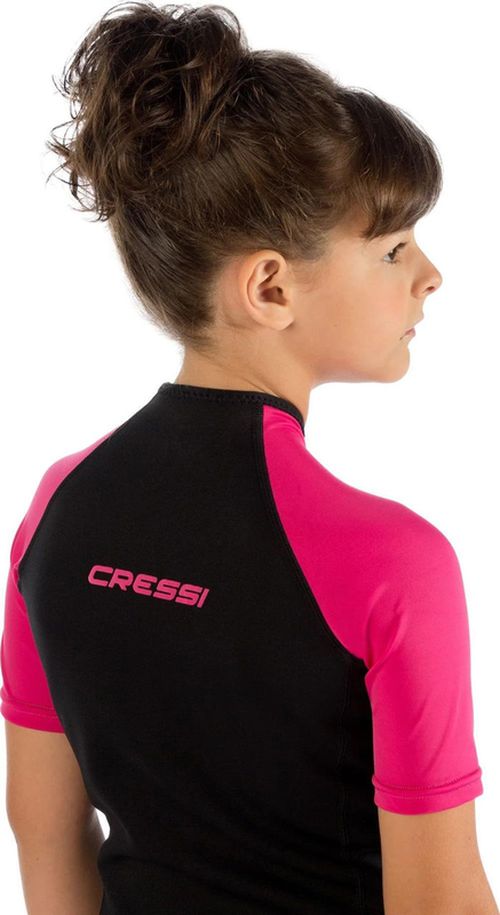 cumpără Accesoriu pentru înot Cressi-Sub Little Shark Jr Shorty Wetsuit S/L 2mm Black/Pink Y 11/12 (Dg003107) în Chișinău 