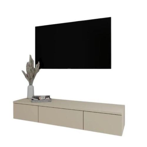 купить Тумба напольная для TV Smartex (16560) Т10 100 TV-Навесная Ivory в Кишинёве 