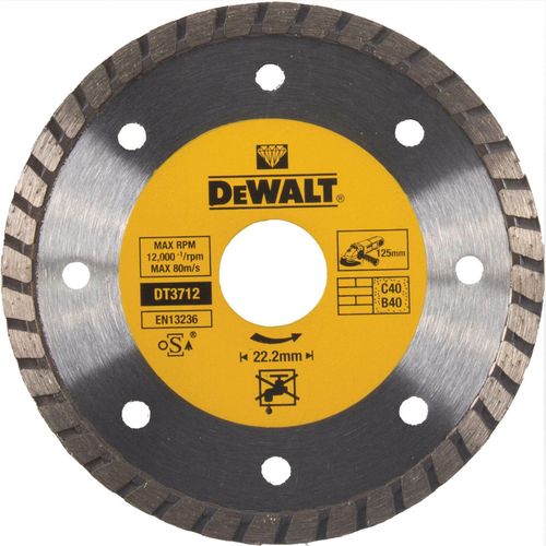 купить Диск отрезной DeWalt DT3712 Disc diamantat taiere caramida Ø125x22.2mm в Кишинёве 