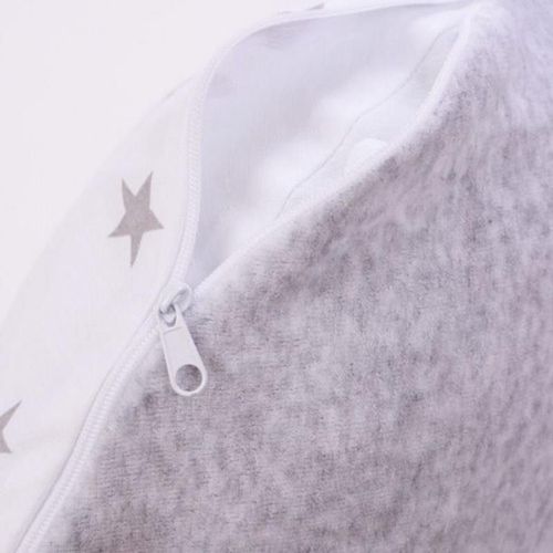 cumpără Pernă pentru gravide și mame care alăptează Veres 302.02.3 Comfort Velour stars grey 150*57 în Chișinău 