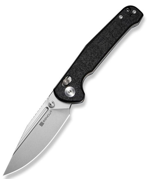 купить Нож походный Sencut S25046-2 Glenspar, G10 Shredded negru, Crossbar Lock в Кишинёве 