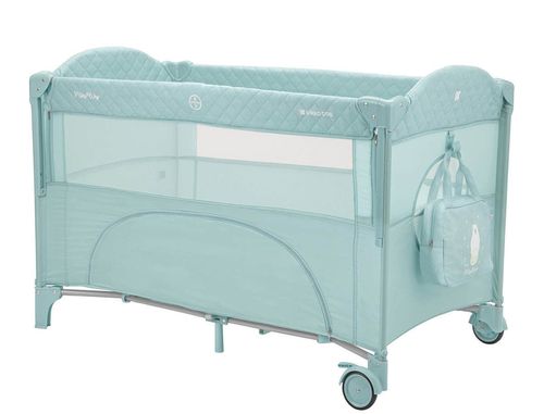 cumpără Țarc Kikka Boo 31003010112 Milky Way Mint 2023, pliabil cu 2 niveluri în Chișinău 