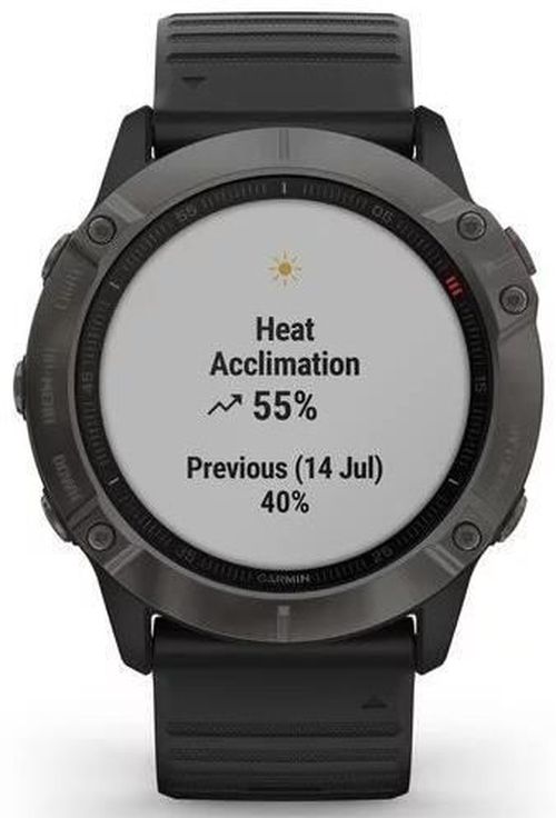 cumpără Ceas inteligent Garmin fenix 6X Sapphire, Carbon Gray DLC w/Black Band în Chișinău 