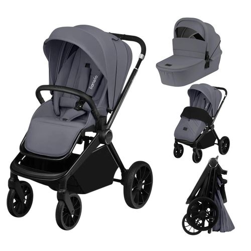 cumpără Сărucior pentru copii Lionelo Carucior 2in1 Mika Plus Grey Stone în Chișinău 