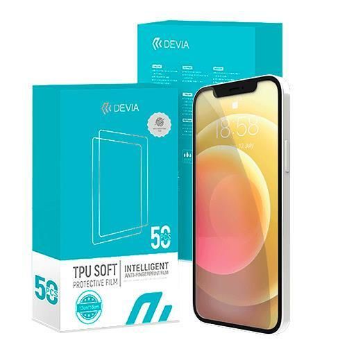 cumpără Peliculă de protecție pentru smartphone Devia Intelligent Tpu Soft Anti-Glare Protector Front Film (50Pcs), Matte în Chișinău 