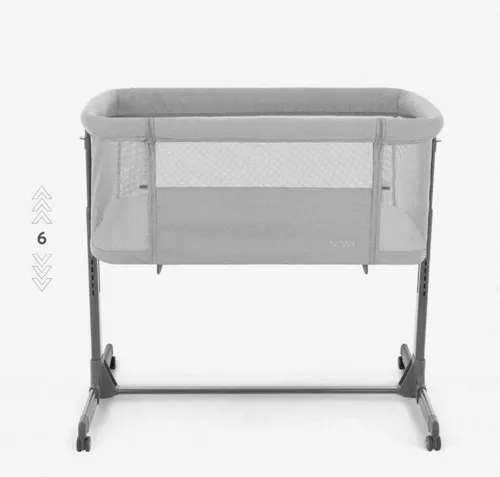 cumpără Țarc Kikka Boo 31003020093 Noah Light Grey, co-sleeper în Chișinău 