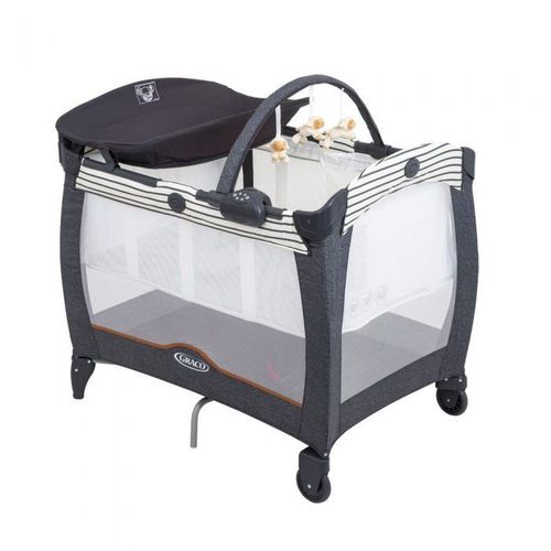 Манеж-кроватка Graco Contour Electra Breton Stripe 