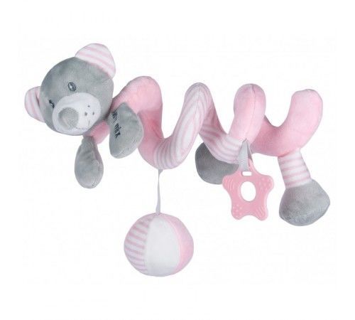 Спиралька для коляски Baby Mix розовая 