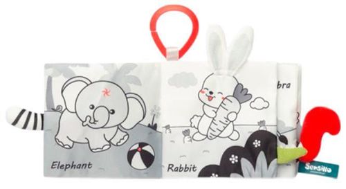 cumpără Jucărie cu pandantiv Sensillo Z-0371 Игрушка плюш-книжка 261 B/W Owl în Chișinău 