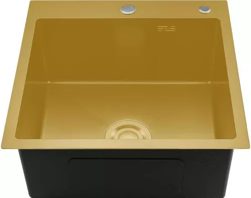 купить Мойка кухонная Gappo GS5050-3 SATIN GOLD в Кишинёве 
