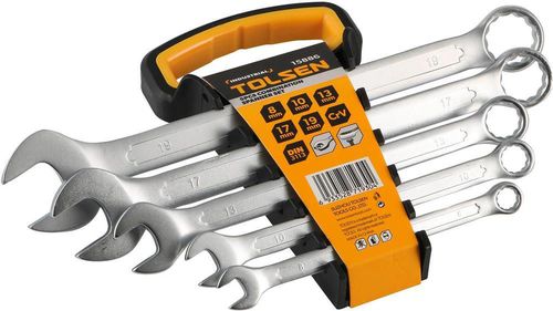 купить Набор ручных инструментов Tolsen Set 5 chei combinate 8-19mm (15886) в Кишинёве 