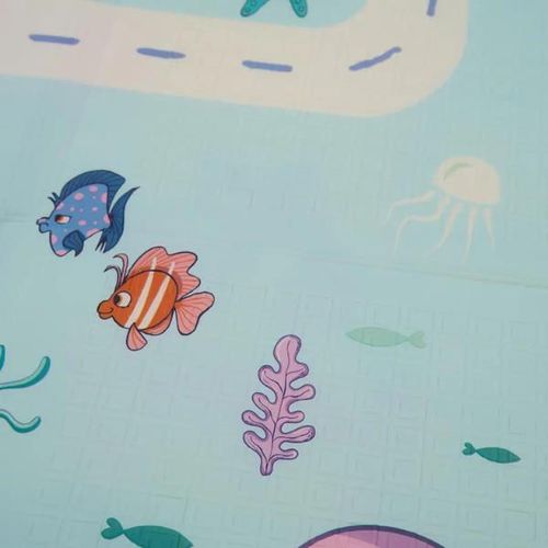 cumpără Covoraș de joacă U-Grow UG-F10180 Covoras educativ cu 2 fete din spumă, 200x180x1cm în Chișinău 