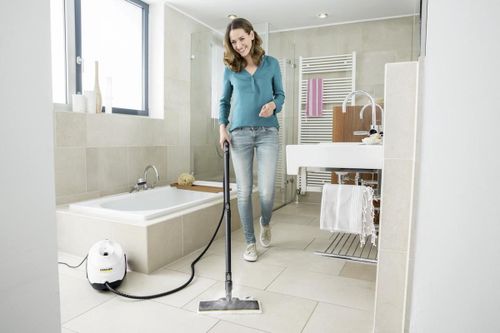 cumpără Aparat de curățat cu aburi Karcher SC 3 EasyFix White (1.513-650.0) + Perii în Chișinău 