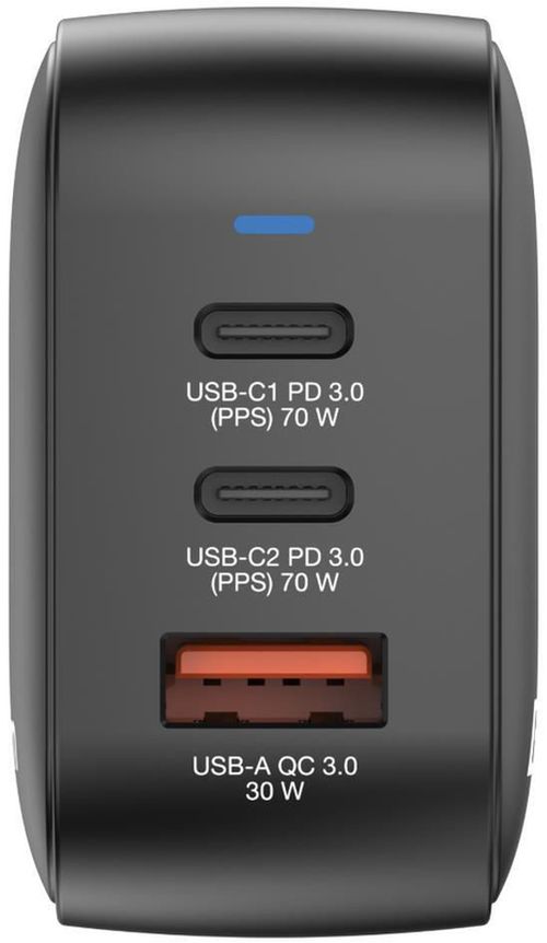 cumpără Încărcător cu fir Verbatim VER_32229 Mini GaN Charger 70W, 3 Port, black în Chișinău 