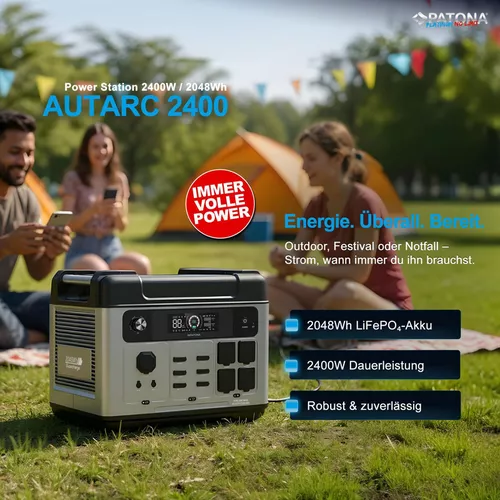 cumpără Stație de alimentare electrică portabilă Patona Autarc 2400 + 200W (200W) Solar panel în Chișinău 