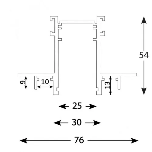 купить 3m Трек встроенный IN_LINE TRACK 06.R300.WH в Кишинёве 