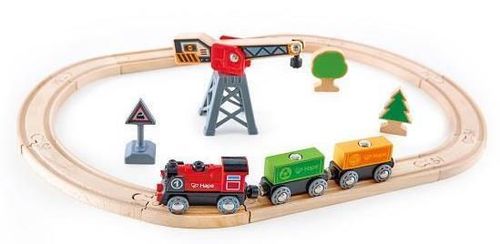 купить Конструктор Hape E3731 Set Tren livrare de mărfuri в Кишинёве 