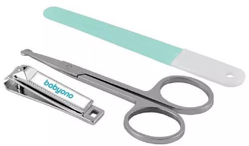 cumpără Set pentru îngrijirea bebeluşului BabyOno 0068 Set pentru unghii: pila, cleste, foarfece în Chișinău 