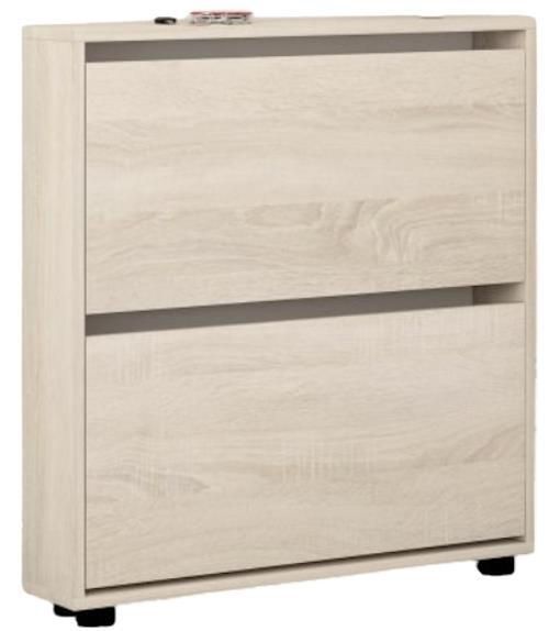 купить Полка для обуви Mobildor-Lux Leo Slim 50x16x86H cm Sonoma в Кишинёве 
