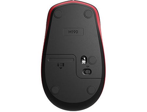 купить Мышь беспроводная Logitech M190 Red Wireless Mouse USB, 910-005908 (mouse fara fir/беспроводная мышь) в Кишинёве 