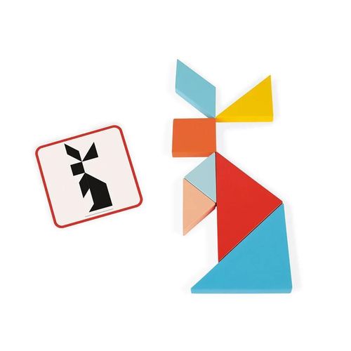 cumpără Joc de logică Janod J05070 Joc educativ Tangram în Chișinău 
