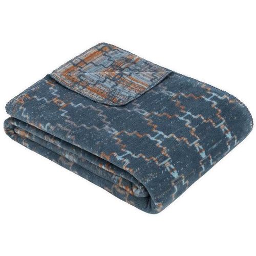 cumpără Textile de casă Ibena 2891/620 Jacquard Decke Aparan Petrol/brown în Chișinău 