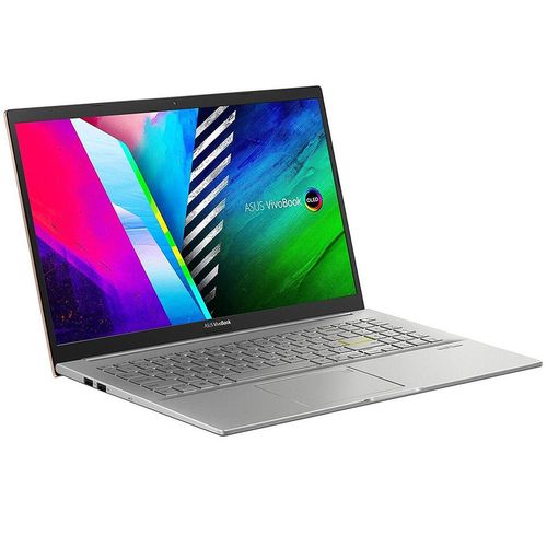 cumpără Laptop 15.6 ASUS VivoBook OLED K513EA Silver Metal Case, Intel i3-1125G4 2.0-3.7GHz/8GB/SSD 256GB/Intel UHD Graphics/WiFi 6 802.11ax/BT5.0/USB Type C/HDMI/HD WebCam/Illuminated Keyb./15.6 FHD OLED NanoEdge Anti-glare (1920x1080)/No OS K513EA-L12974 XMAS în Chișinău 