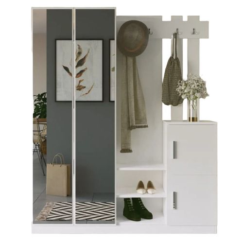 cumpără Mobilă pentru antreu Trendy DD8-W, 147x179x35cm (GTR001397) în Chișinău 