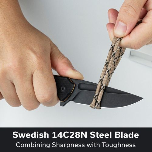 купить Нож походный Civivi C24040-1 Voidflare, G10 negru, Liner Lock в Кишинёве 