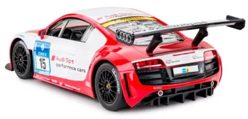 cumpără Jucărie cu telecomandă Rastar 47510-8 Audi R8 LMS Performance (cu volan, baterii), 1:14, alba/rosie, 51232 în Chișinău 