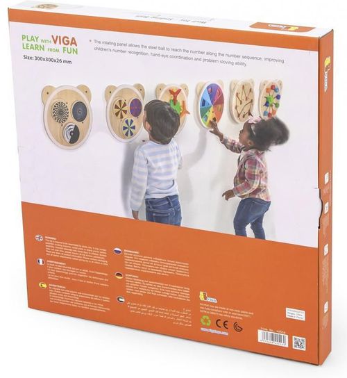 купить Игрушка Viga 44556 Wall Toy Sliding Ball в Кишинёве 