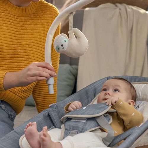 cumpără Leagăn pentru bebeluși Bright Starts 16853 Ingenuity Happy Belly Rock-to-Bounce Parker (cu masaj) în Chișinău 