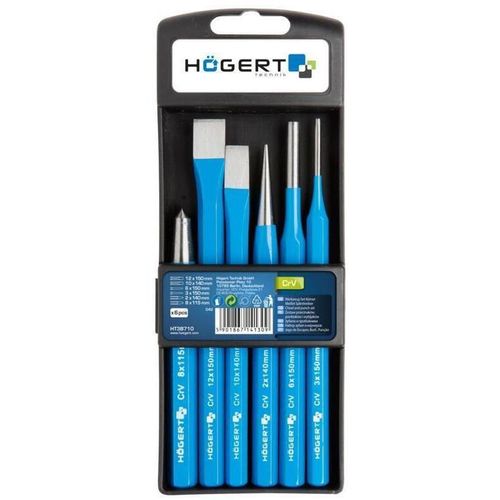 cumpără Set de unelte de mână Hoegert HT3B710 Набор зубил, кернеров и выколоток, 6шт în Chișinău 