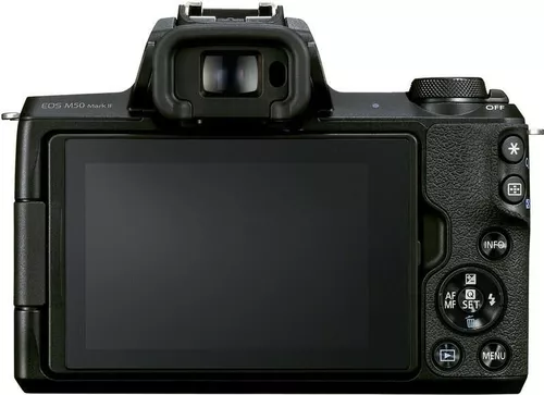 cumpără Aparat foto mirrorless Canon EOS M50 Mark II + 15-45 f/3.5-6.3 IS STM Black (4728C043) în Chișinău 