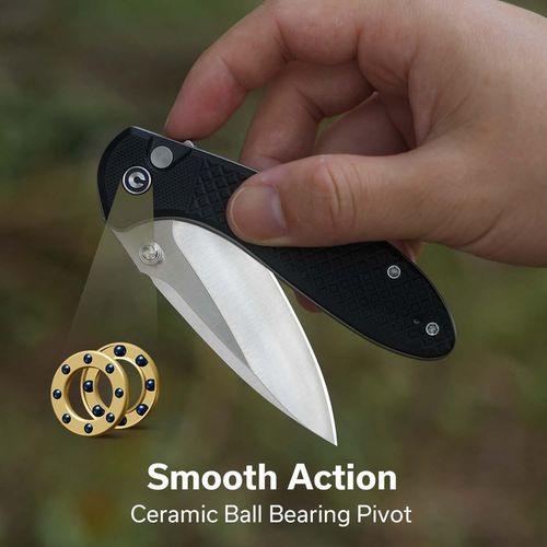 купить Нож походный Civivi C24031-1 Faeger, G10 negru, Button Lock в Кишинёве 