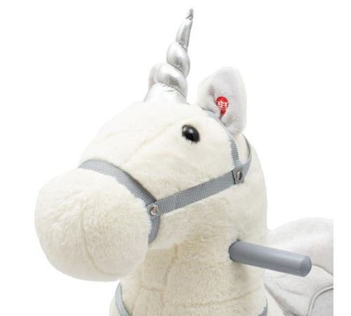 купить Детское кресло-качалка Baby Mix 56427 Unicorn белая в Кишинёве 
