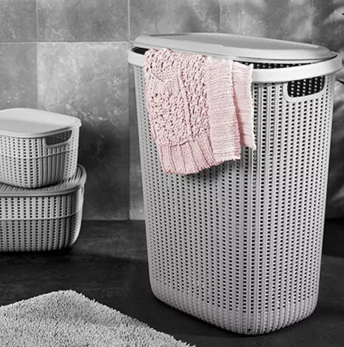 cumpără Coș pentru rufe miscellaneous Gondol Plastik G654 57l în Chișinău 