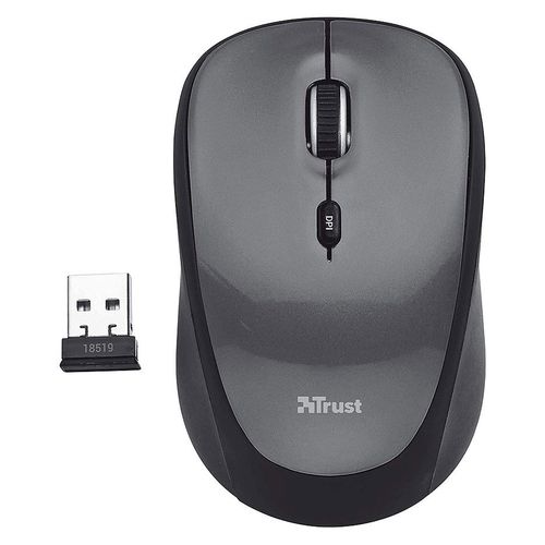 купить Мышь Trust Yvi Dual Mode Wireless Mouse, Bluetooth/2.4GHz wireless mouse: use your preferred connection method or use both to switch between devices, Black, TR-24208 в Кишинёве 