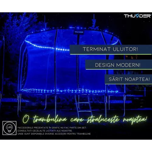cumpără Trambulină Thunder Inside Elite 12ft,366 Cm, Blue în Chișinău 