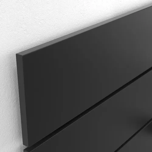 купить Кровать Ikea Nordli с изголовьем 160х200 Anthracite в Кишинёве 