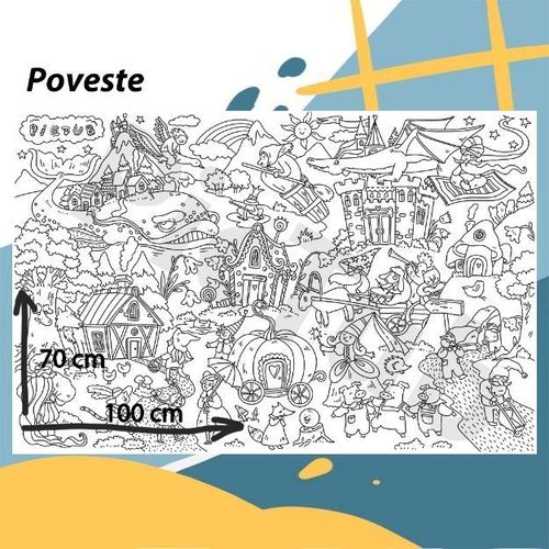cumpără PicTub - Poster de colorat pentru copii. Poveste în Chișinău 