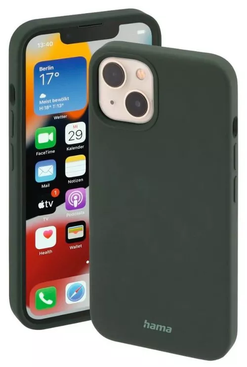cumpără Husă pentru smartphone Hama 196960 MagCase Finest Feel PRO Cover for Apple iPhone 13, green în Chișinău 