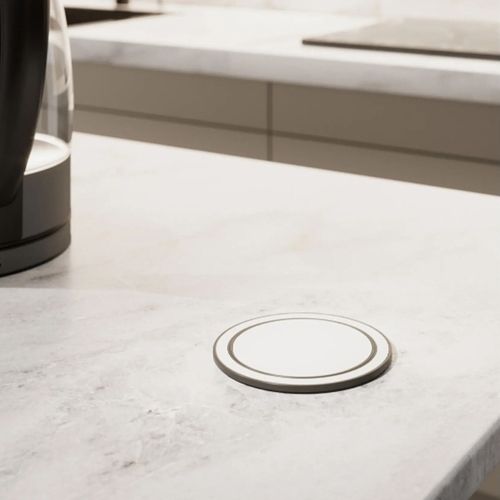 cumpără Priză electrică ASA Plastici 060.47F.00114 Versalift round version 2 sockets F + 1 USB 5V (A+C) White methacryate în Chișinău 